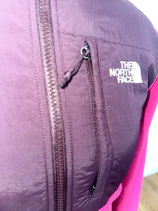 The North Face Denali Fleece Jacket Women’s XS Pink Black Full Zip - Picture 8 of 14